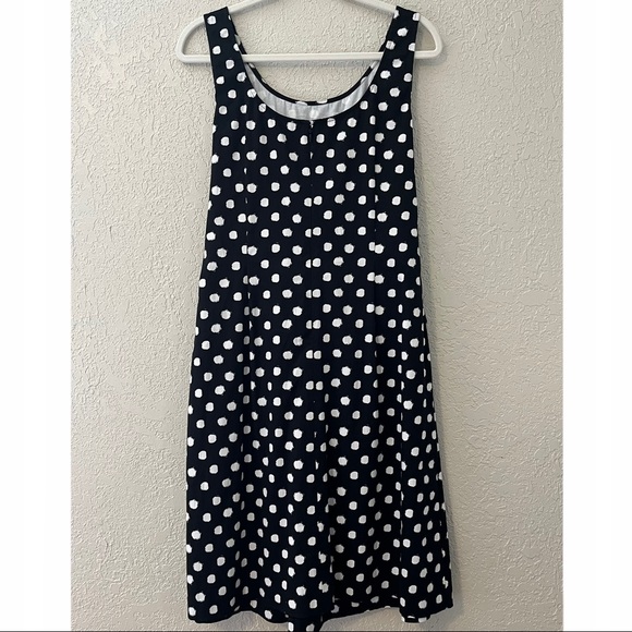 American Living women’s plus polka dot A-line tie front dress, 14 - Picture 2 of 7